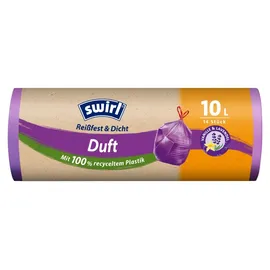 Swirl Müllbeutel 10 L Reißfest - Dicht 14 Stück