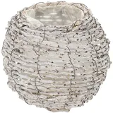 Relaxdays 21,5 x 20,5 x 20 cm Weiß