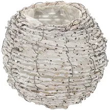 Relaxdays 21,5 x 20,5 x 20 cm Weiß