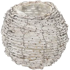 Relaxdays 21,5 x 20,5 x 20 cm Weiß