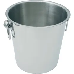 Flaschenkühler - Edelstahl glatt, 19cm