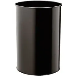 DURABLE Papierkorb Metall 330301 , Farbe: schwarz