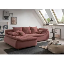 INOSIGN Ecksofa »Imola elegant und bequem, aktuelle Steppung im Sitz, L-Form«, wahlweise mit Bettfunktion