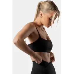 Sport-BH Bandeau Fitness Schwarz Damen M