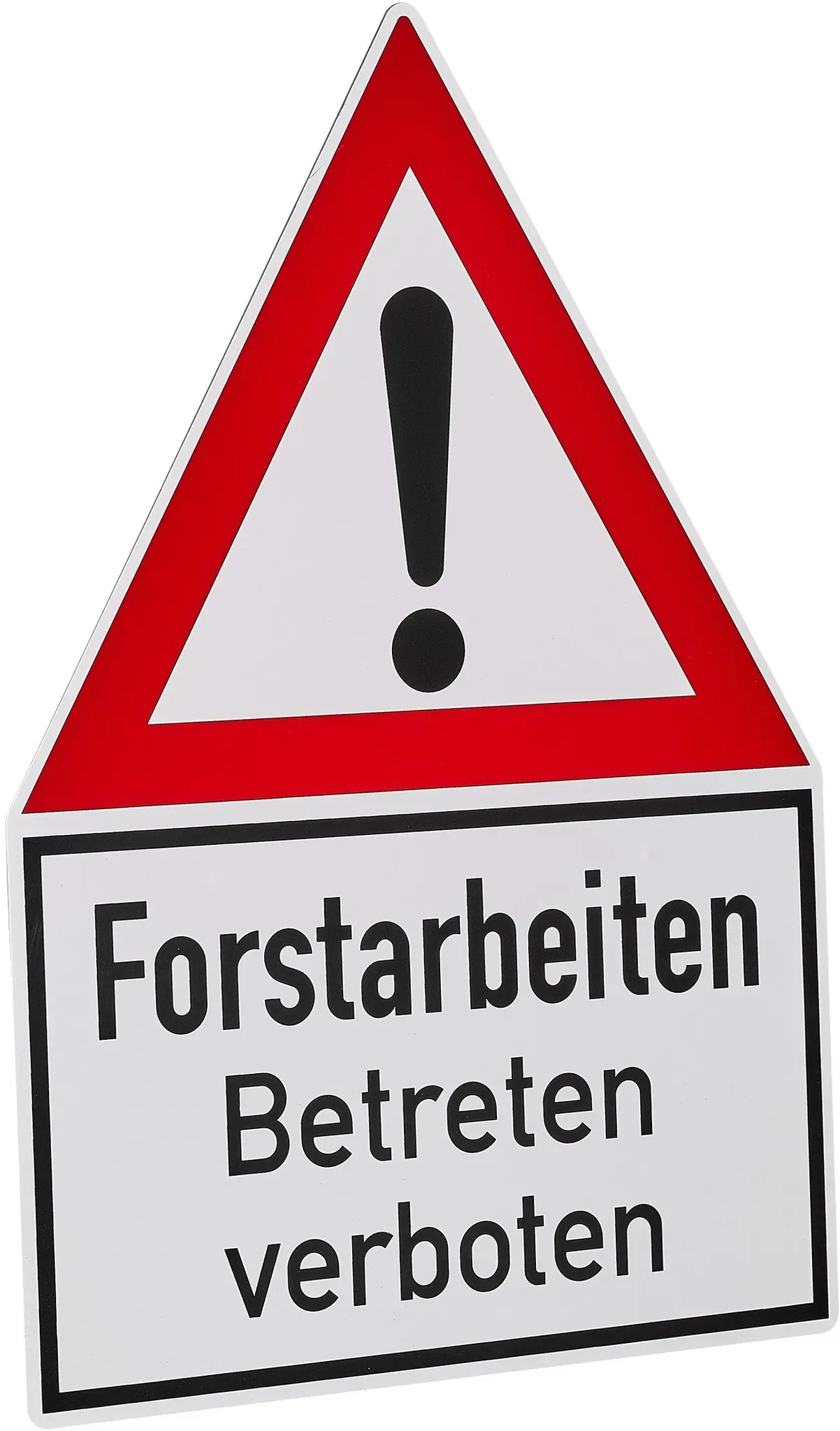Achtungsschilder Forstarbeiten