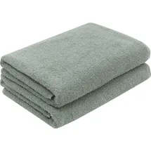 ZOLLNER Handtuchset 70 x 140 cm hellgrau 2 St.