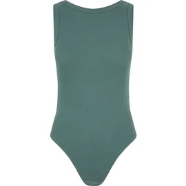 URBAN CLASSICS Ladies Rib Tank Body - Grün