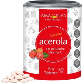 AMAZONAS Acerola Vitamin C ohne Zuckerzusatz Lutschtabl. 70 g