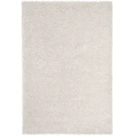 Vimoda Hochflorteppich 80 x 80 cm Weiß