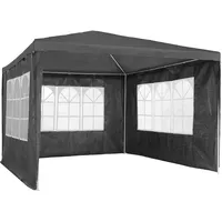 Tectake tectake® Pavillon, Baraban 3x3m mit 3 Seitenteilen