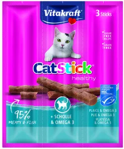 Vitakraft Catstick Healthy schol & omega-3 kattensnack  5 x 3 sticks