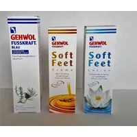GEHWOL FUSSKRAFT Blau - Soft Feet Creme und Soft Feet Lotion je 125 ml
