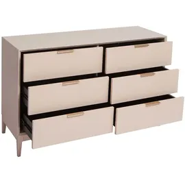 miliboo Giana 120 x 0 x 0 cm Puderrosa / Gold