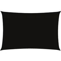 vidaXL Sonnensegel Oxford-Gewebe Rechteckig 2 x 4 m Schwarz