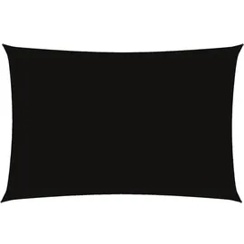 vidaXL Sonnensegel Oxford-Gewebe Rechteckig 2 x 4 m Schwarz