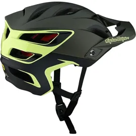 Troy Lee Designs A3 MIPS Helm, Uno Glass green, XS/S - Grün