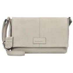 Burkely Soft Skylar Umhängetasche Leder 24 cm generous grey