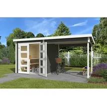 Lasita Maja Gartenhaus-Anbaudach Zambezi Anbau 250x 250 x 250 cm Beige