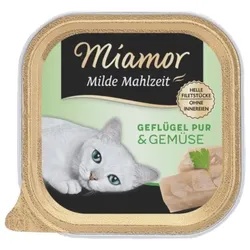 MIAMOR Milde Mahlzeit Poultry Pure&Vegetables 100g