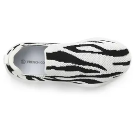 French Connection Slipper Damen Schwarz/Weiß 37