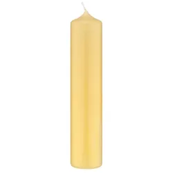 Kopschitz Kerzen Altarkerzen, Kaminkerzen Champagner 200 x Ø 70 mm, 4 Stück, Kerzen mit Dornbohrung in RAL Kerzengüte Qualität