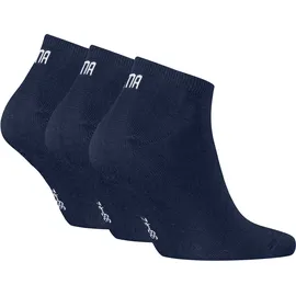 Puma Sneakersocken 3er Pack Blau 35-38