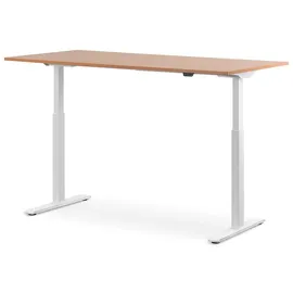 TOPSTAR Schreibtisch E-Table Buche / Weiß