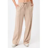 Mandala Damen Track Hose (Größe S, beige)