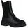 VAN HILL Damen Leicht Gefütterte Plateau Boots Stiefeletten Blockabsatz Schuhe Profilsohle Booties Freizeit Plateauschuhe 208146 Schwarz 37 - 37 EU