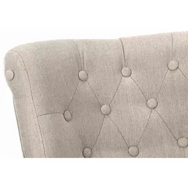 vidaXL Sessel Polyester 54 x 66,5 x 70 cm 2 St. creme