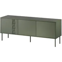 Mirjan24 Tv-Lowboard, Grün, Holzwerkstoff, Rechteckig, 150x55x40 cm, Wohnzimmer, Wohnwände, Lowboards, Lowboards stehend