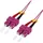 Logilink FP4SC02 Glasfaser LWL Anschlusskabel 2.00m Violett 50/125 μ Multimode OM4