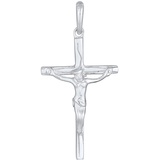 Elli Kreuz Kruzifix Religion 925 Silber Charms & Kettenanhänger Damen