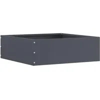 vidaXL Raseneinfassung 40 x 40 x 13 cm Anthrazit