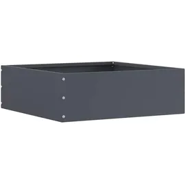 vidaXL Raseneinfassung 40 x 40 x 13 cm Anthrazit