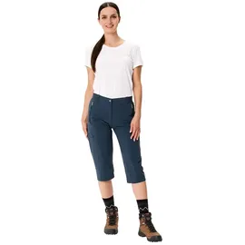 Vaude Farley Stretch Capri III Hosen Dunkelblau 42