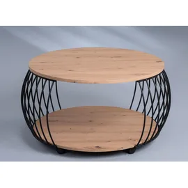 m2 Couchtisch Peking Holzoptik Artisan-Eiche 80 cm