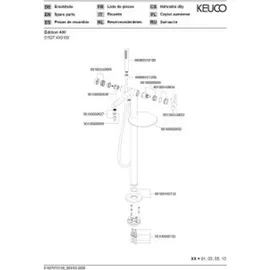 Keuco Edition 400 Einhandwannenmischer Chrom