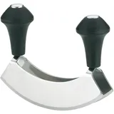 Kela Ganda Wiegemesser 13,5 cm Edelstahl/spülmaschinengeeignet Schwarz/Silber