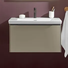Villeroy & Boch Waschbeckenunterschrank 1 Auszug 77,2 x 43,2 x 47,8 cm Taupe/Volcano black