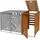 Mendler Mülltonnenverkleidung HWC-J44 120 x 68 x 98 cm braun