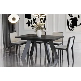 ENDO Möbel Como 80 x 76 x 130 cm schwarz