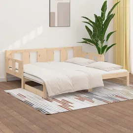 vidaXL Tagesbett 90 x 190 cm Braun