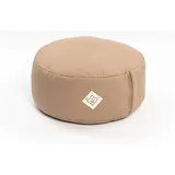 Meditations- / Yogakissen, ist mit BIO-Dinkelspelzfüllung, Durchmesser 33cm, Umfang 104 cm (Beige)