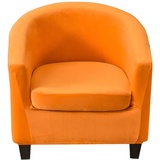 CHNSHOME Sesselbezug stuhlbezüge Sesselbezug Stretch Clubstuhlbezüge 1 Sitzer Tullsta cocktailsessel husse cabriolet Sesselbezug Orange