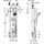 KWC AR Duschpaneel, F5, hydr., Edelstahl, Thermostat, HB-Garnitur,