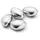 Georg Jensen Sky Eiswürfel 4er-Set, Edelstahl,