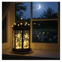 ideoon lights LED Sternen-Lichterkette 4,2 m warmweiß