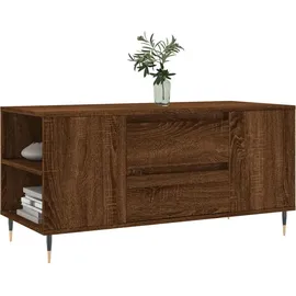 furnicato Couchtisch Braun Eiche 102 x 44,5 x 50 cm
