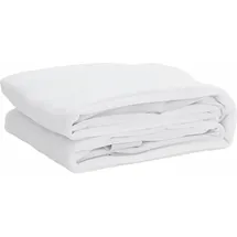vidaXL Matratzenschoner Wasserdicht 140 x 200 cm Weiß